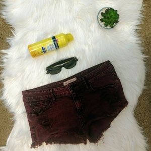 🌿 3 for $15 Acid wash distressed shorts ☀️